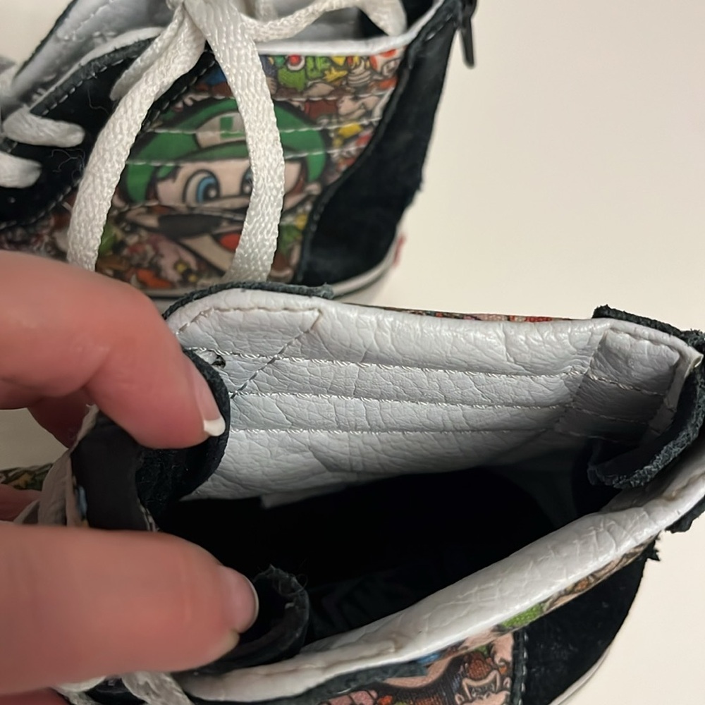 Vans X Nintendo Mario and Luigi SK8-Hightop Reissue US kids 3‎ limited ed… - Picture 7 of 9